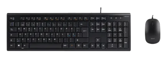 Deltaco TB-700 Tastatur- og Mussett Nordisk USB Svart Deltaco TB-700 Tastatur- og Mussett Nordisk USB Svart