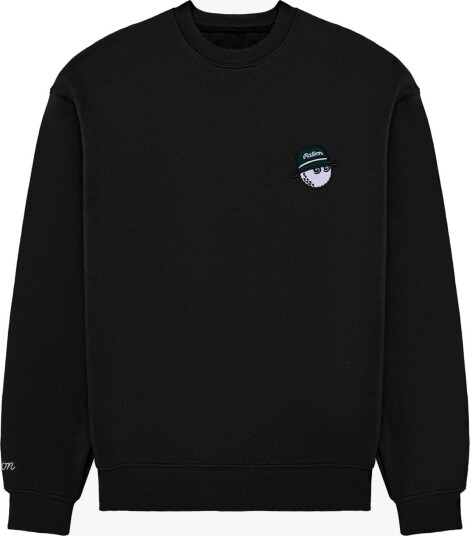 Malbon Range Cooper Sweatshirt Svart Golfgenser herre Black Small