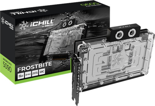 Inno3D GeForce RTX 5090 iCHILL Frostbite 32GB GDDR7 RAM Grafikkort