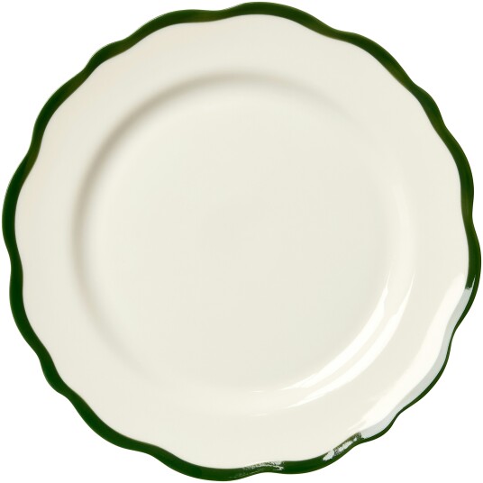 Decotique Fleur Sidetallerken 21 cm Mørkegrønn Decotique Fleur Sidetallerken 21 cm Mørkegrønn