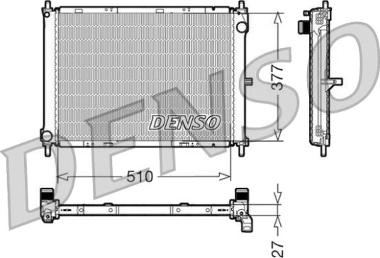 DENSO DRM46003 Radiator motorkjøling