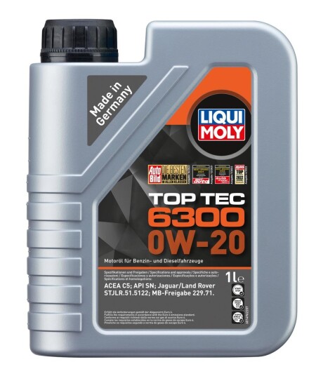 Motorolje LIQUI MOLY Top Tec 6300 0W-20 1L