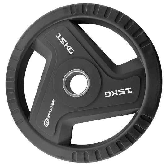 Master Fitness PU Plates Pro, Vektplate gummiert