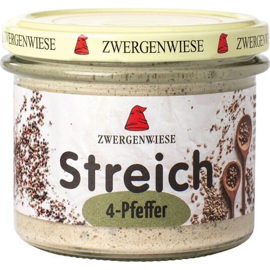 Zwergenwiese Streich økologisk smørepålegg med pepper 180 g Zwergenwiese Streich økologisk smørepålegg med pepper 180 g