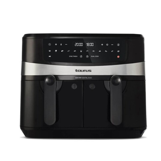 Taurus Air Fry Digital Duo XXL Varmluftsfrityr 9L Svart