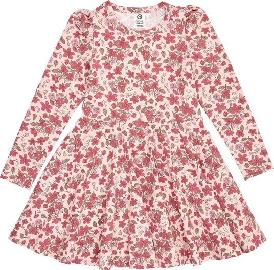 Müsli Velora L/S Swing Dress BLUSH/ BAROQUE ROSE/ MAUVE 98