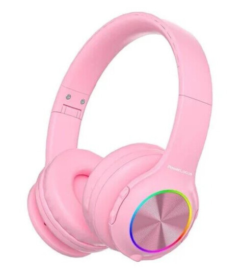 PowerLocus Wireless Headphones for kids PLED Pink PowerLocus Wireless Headphones for kids PLED Pink