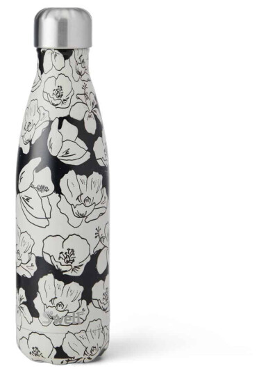 S'well drikkeflaske 500 ml Charcoal Bloom