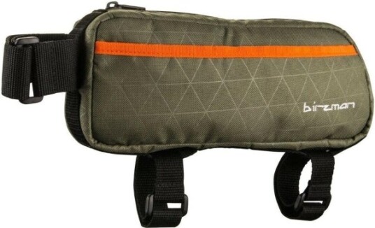 Birzman Packman Travel Top Tube Pack Frame Bicycle Bag 0.8 L Fabric Khaki, Orange