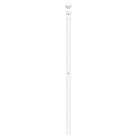 Sengegavl i metall hvit 135 cm