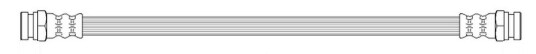 Bremseslange K&K FT0206 Bremseslange K&K FT0206
