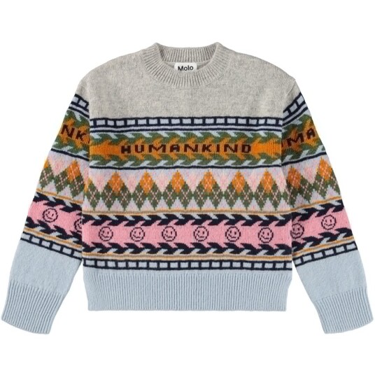 Molo Kind Argyle Gerda Jumpers 134-140 Molo Kind Argyle Gerda Jumpers 134-140