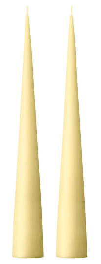Ester & Erik kjeglelys 37 cm 2-stk. matt Buttermilk 17