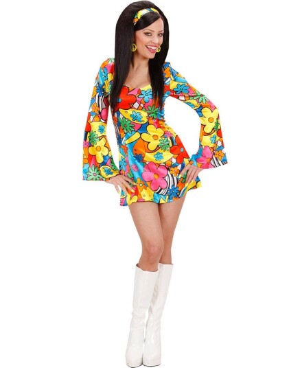 Flower Power Girl Hippie Kostyme