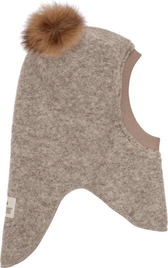 Huttelihut Camel Melange Elefantlue Ull Alpaca Pompoms 48/0 12 mdr