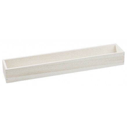 Diverse Trekasse Hvit 50x9x6cm 1 stk
