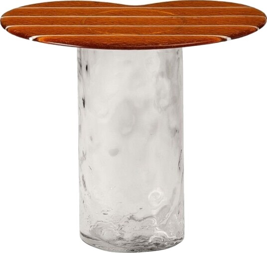 Miniforms Striche Sidebord Oransje/ Transparent
