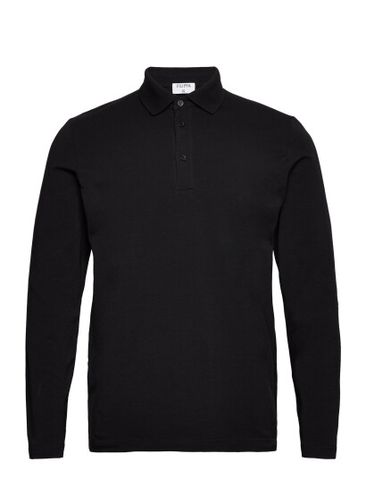 Filippa K Luke Stretch Polo Shirt - Black - XL