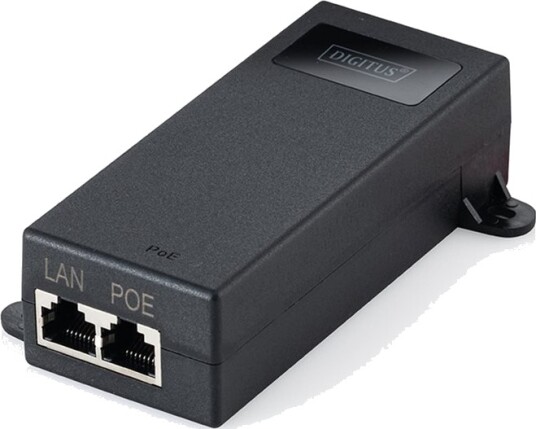 Digitus Strøminjektor Gigabit 802.3Bt Ac 100-240 V 60 Watt Ethernet 10/100/1000