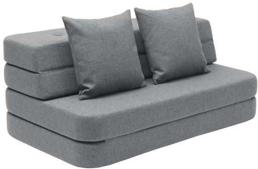 By Klipklap by KlipKlap 3 Fold Sofa XL Blue Grey