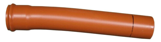 Pipelife Langbend PVC 400mm / 5 °
