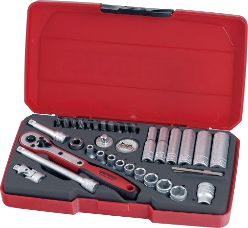 Teng tools pipenøkkelsett 1/4" t1436 deler Teng tools pipenøkkelsett 1/4" t1436 deler