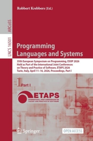 Programming Languages and Systems Programming Languages and Systems