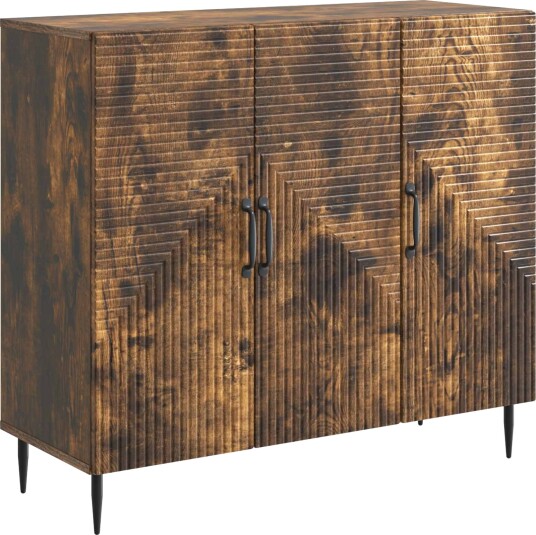 Serviesskap Røkt Eik 89 x 34,5 x 80 cm Konstruert tre