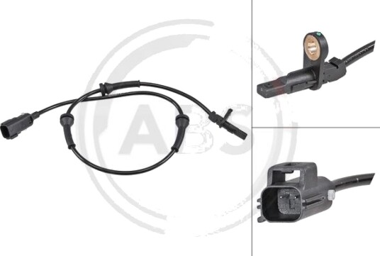 Sensor, ABS A.B.S. 31875 Sensor, ABS A.B.S. 31875