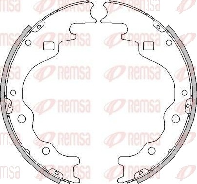Bremsesko sett REMSA 4497.00