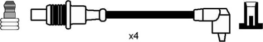 Tennplugg kabelsett NGK 44289