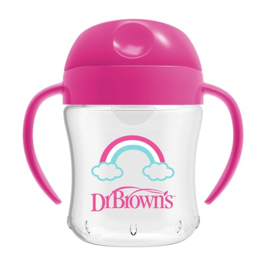 Dr. Browns Myk Drikkekopp 180 ml Rosa
