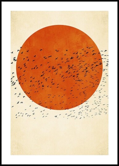 Birds In the Sun Plakat / 50x70cm