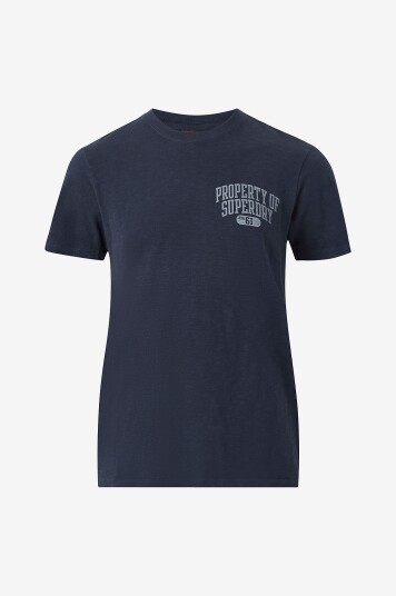 Superdry - T-skjorte Athletic College Graphic Tee - Blå