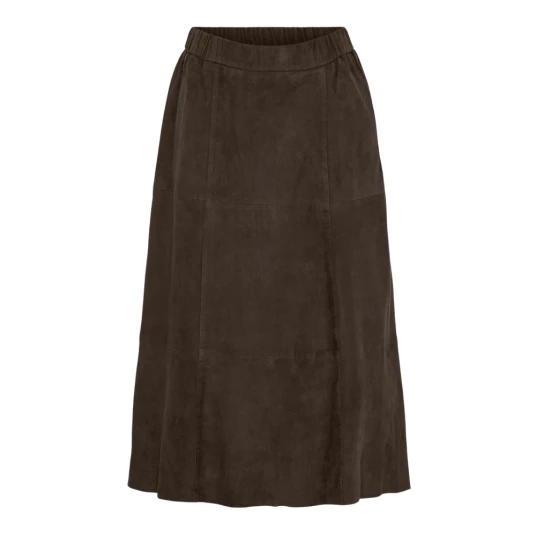 Notyz Dame Skjørt Brun XS,