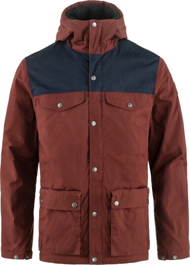 Fjellreven Men"s Greenland Winter Jacket Maroon/Dark Navy XXL