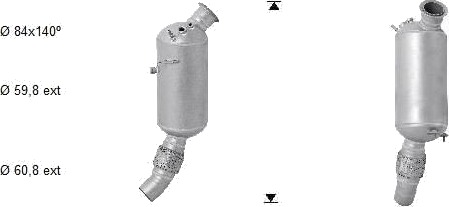 Partikkelfilter VEGAZ BK-859SIC Partikkelfilter VEGAZ BK-859SIC