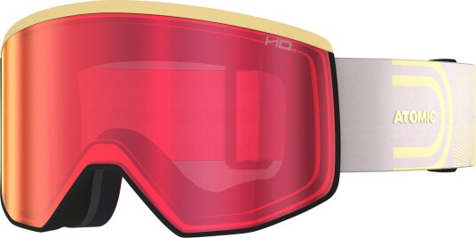 Atomic Four Pro L HD Skibriller i Concrete/Butter med HD-linseteknologi Atomic Four Pro L HD Skibriller i Concrete/Butter med HD-linseteknologi