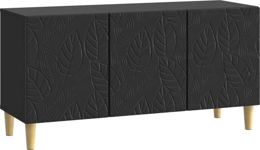 TV skap 99 x 34,5 x 50 cm Svart Konstruert tre TV skap 99 x 34,5 x 50 cm Svart Konstruert tre