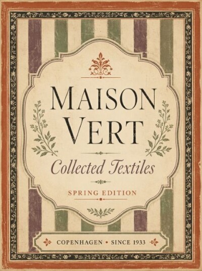 Plakat Maison Vert Tekstiler