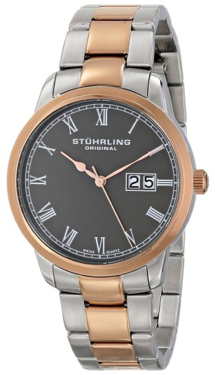 Stührling Original Herreklokke 831B.03 Grå/Stål Ø40 mm Stührling Original Herreklokke 831B.03 Grå/Stål Ø40 mm