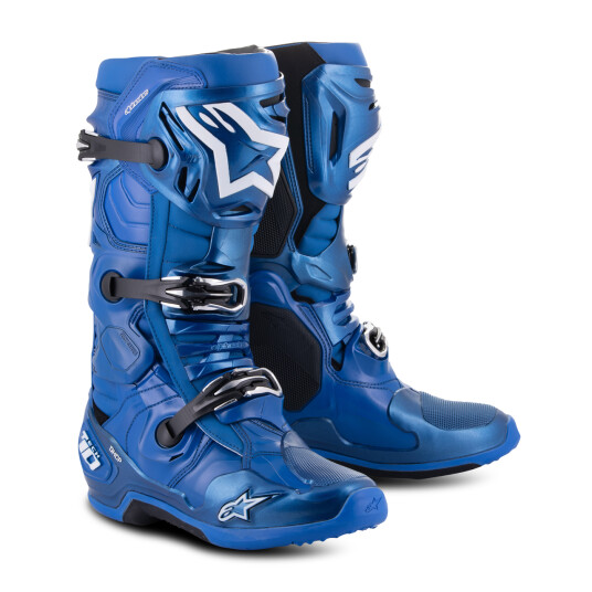 Alpinestars Crosstøvler TECH 10 Blå- Svart Alpinestars Crosstøvler TECH 10 Blå- Svart