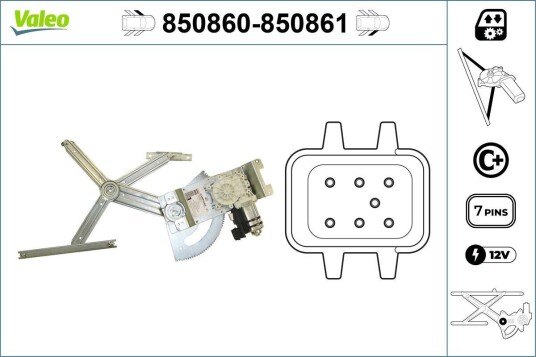 Vindusheis VALEO 850860