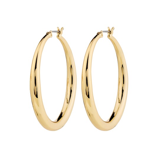 Pilgrim JORUN store hoops gullbelagt Pilgrim JORUN store hoops gullbelagt