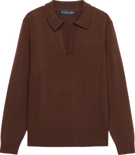 Brooks Brothers Herre Strikkevarer Brun L,