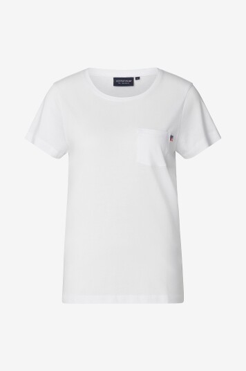 Lexington Topp Ashley Jersey Tee Hvit