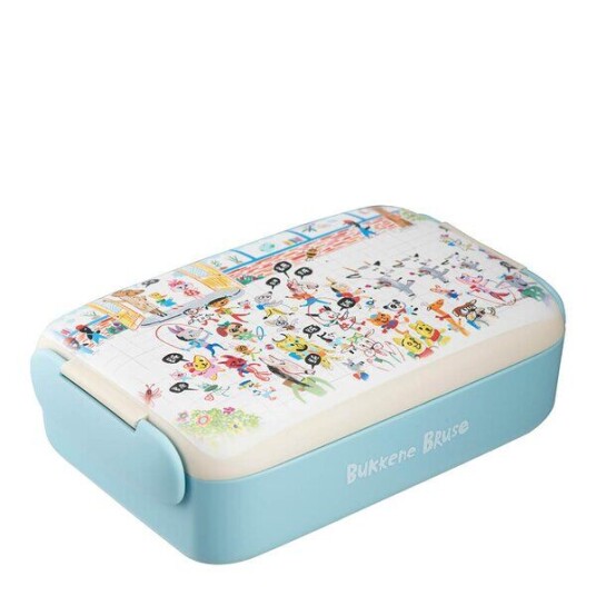 Modern House Bukkene Bruse matboks 0,9L back to school blå Modern House Bukkene Bruse matboks 0,9L back to school blå