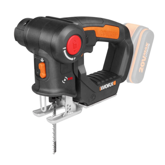 Worx WX542 9 Batteridrevet Stikksag Uten Batteri Og Lader 26 mm 20v Worx WX542 9 Batteridrevet Stikksag Uten Batteri Og Lader 26 mm 20v