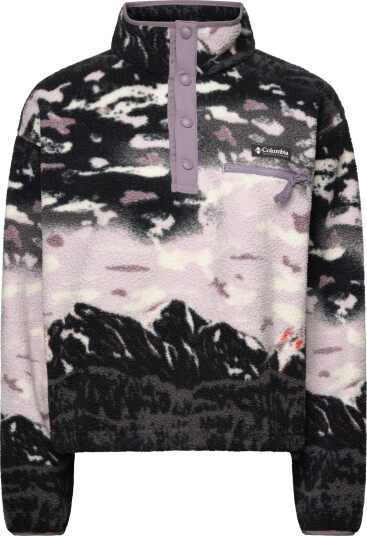Columbia Sportswear Helvetia Ii Printed Cropped Half Snap - Black - XS Columbia Sportswear Helvetia Ii Printed Cropped Half Snap - Black - XS