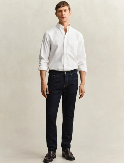 GANT Slim Clean Wash Gant Jeans Navy 30 x 32